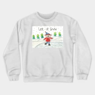 let it snow koala Crewneck Sweatshirt